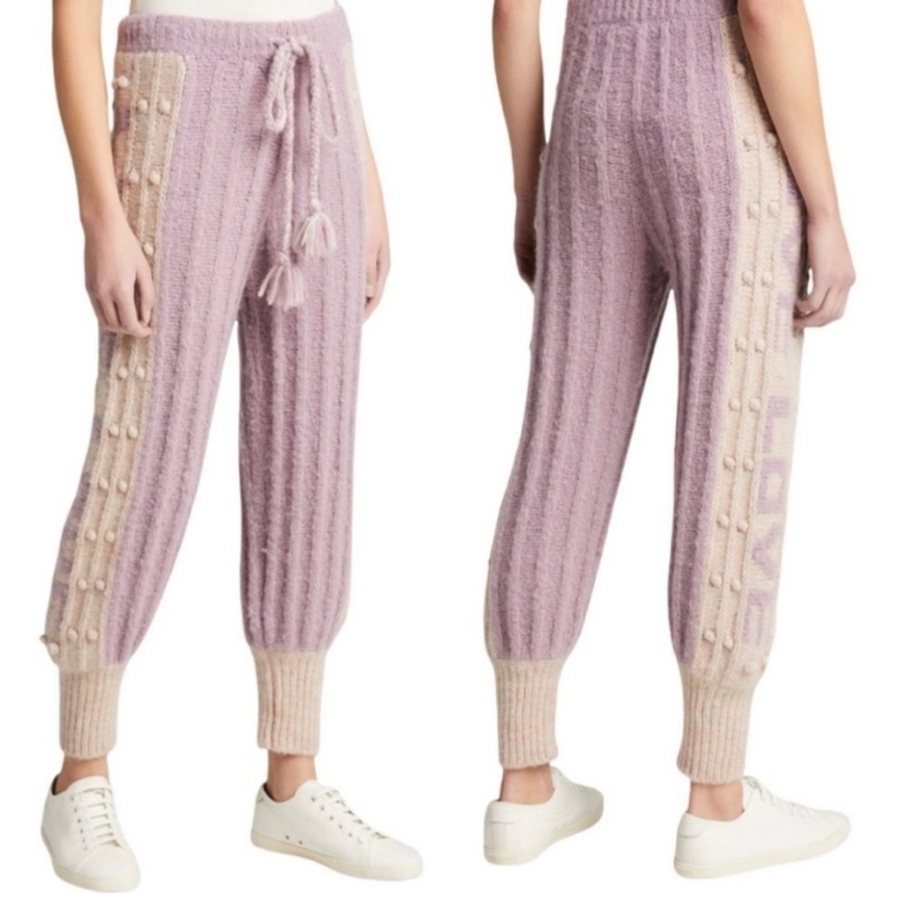 Cozy LoveShackFancy Landana Joggers Muscat Grape Pants M